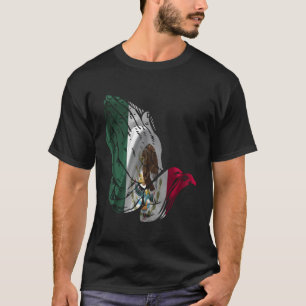Mexico Flag Praying Hands T-Shirt