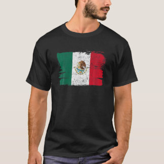 Mexico Flag Pride Friendship Pride Peace Vintage R T-Shirt