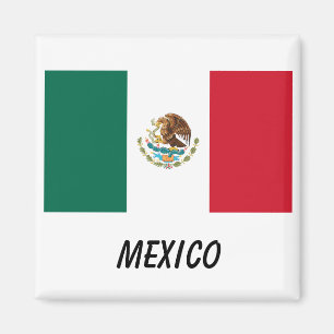 Mexico Flag Rectangular Magnet