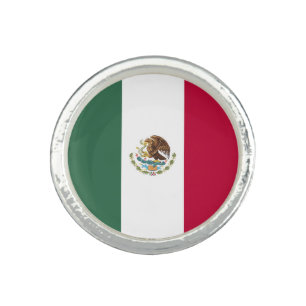 Mexico flag ring