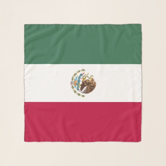 Mexico flag scarf (Front (Horizontal))