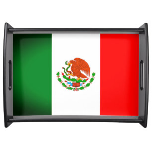 Mexico Flag Serving Tray