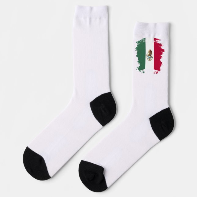 Mexico flag socks (Left)