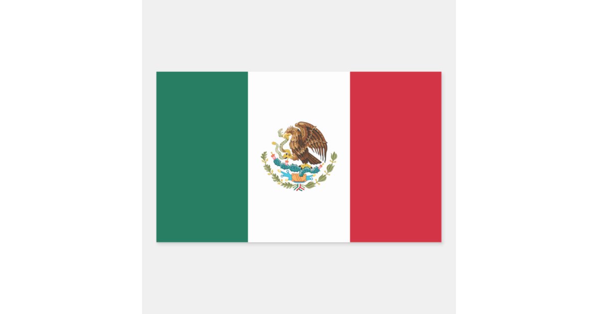 Mexico Flag Sticker | Zazzle