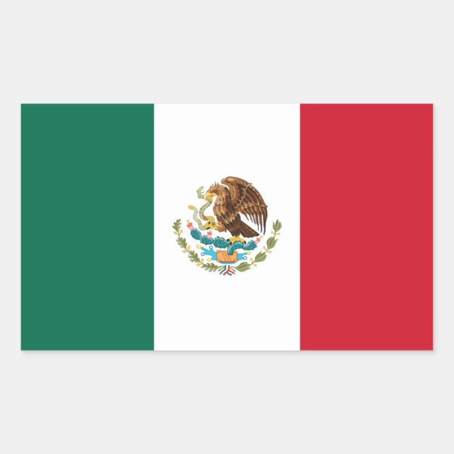 Mexico Flag Sticker (Front)