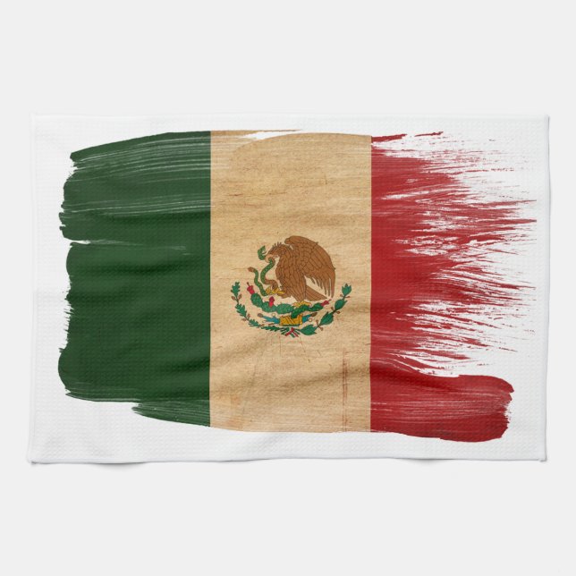 Mexico Flag Towel (Horizontal)