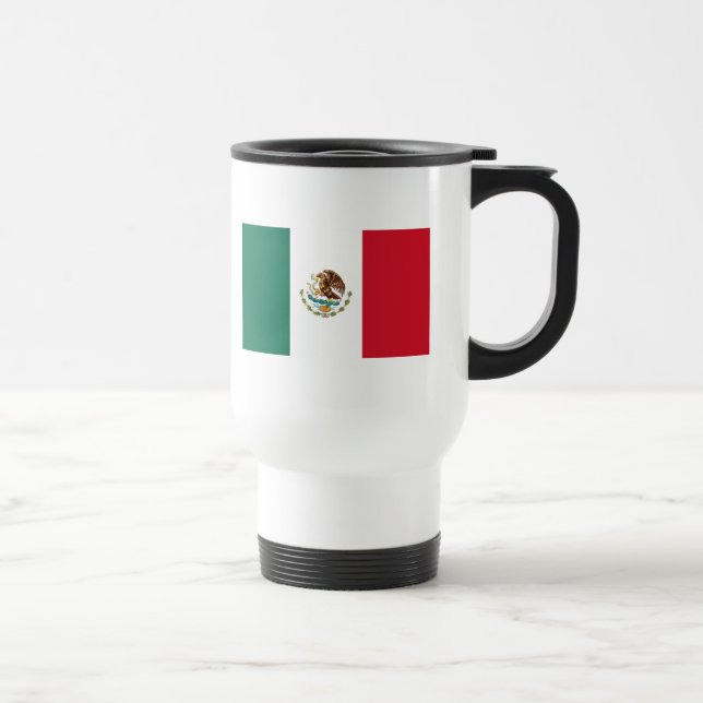 Mexico Flag Travel Mug (Right)