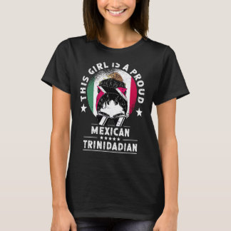 Mexico Flag Trinidad&Tobago Grown Women Girl Pride T-Shirt