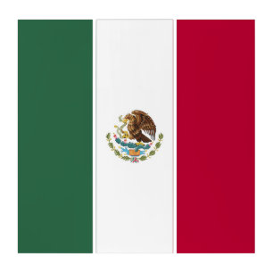 Mexico flag triptych