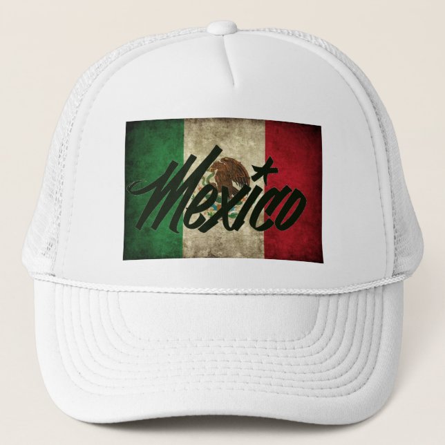 Mexico Flag Trucker Hat (Front)