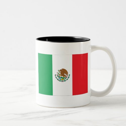 Mexico Flag Two_Tone Coffee Mug