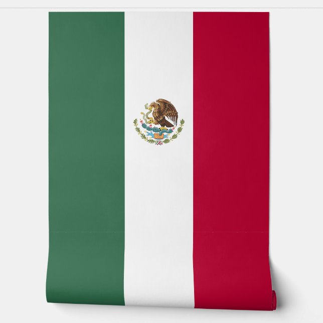 Mexico flag wallpaper  (Unrolling)