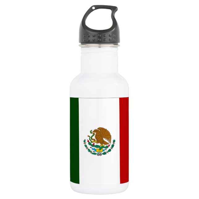 Mexico flag water bottle (Front)
