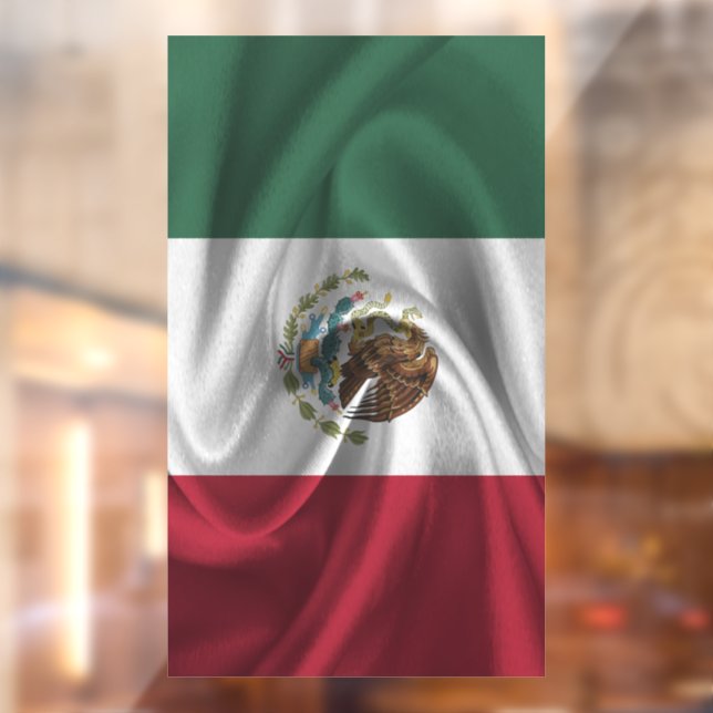 Mexico Flag Window Cling (Sheet 2)