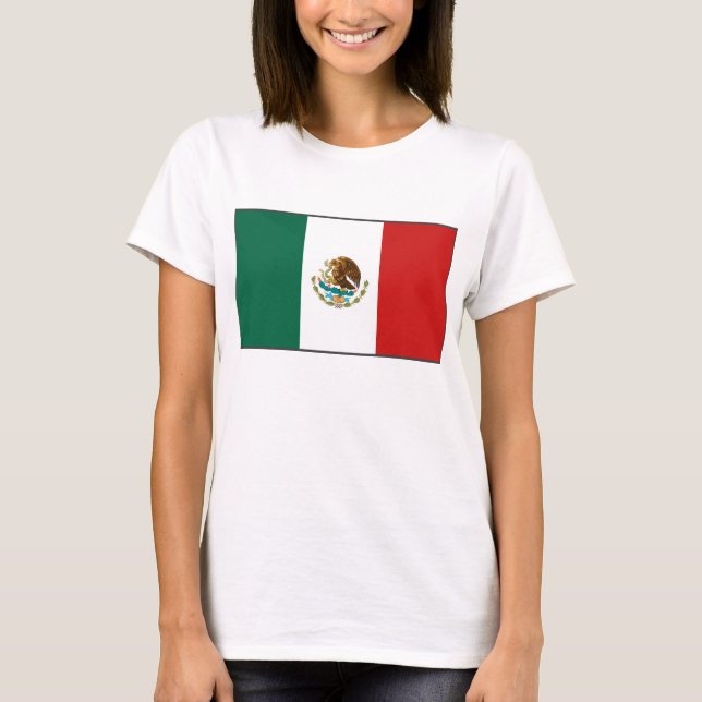 Mexico Flag x Map T-Shirt (Front)