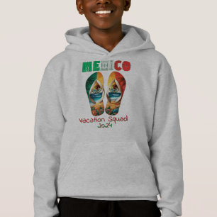 Mexico Flip Flop Vacation Tropical Getaway Design Hoodie