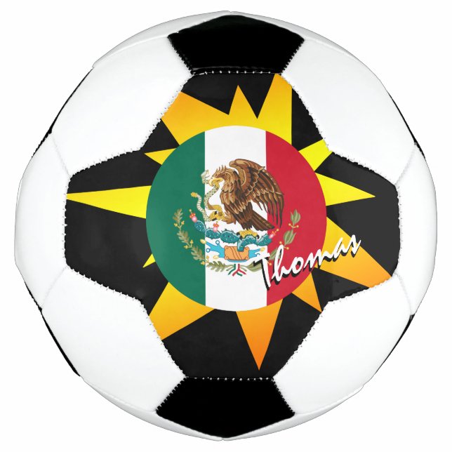 Mexico Football & Mexican Flag / BANG Soccer Ball (Front)