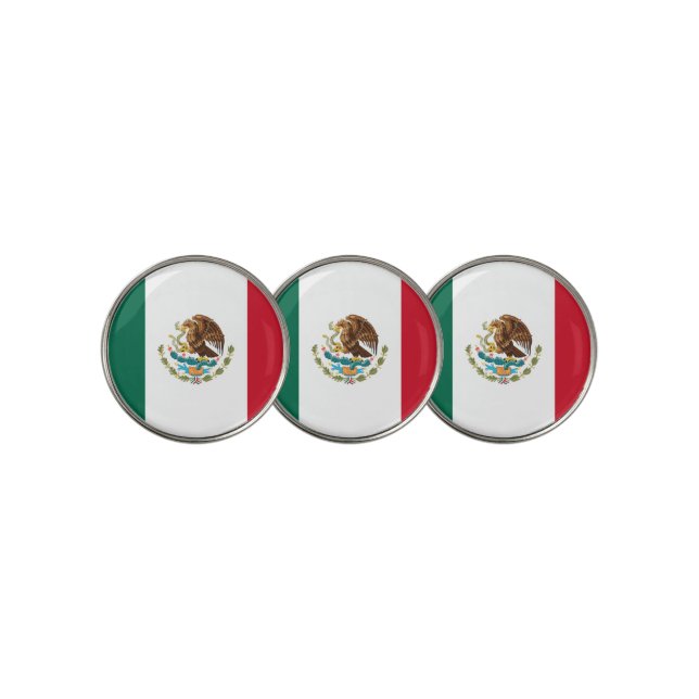 mexico golf ball marker (3 Up)