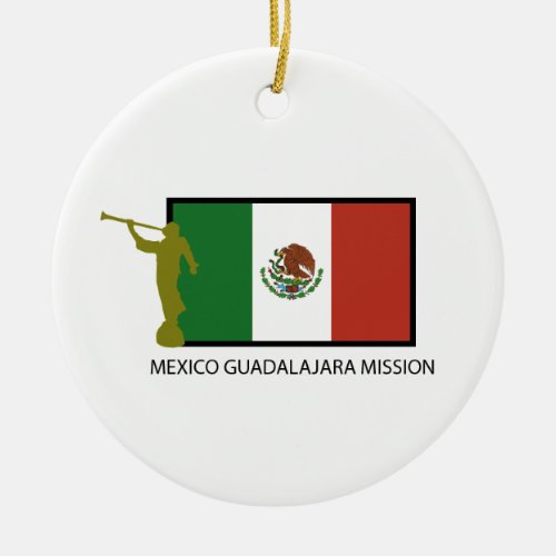 MEXICO GUADALAJARA MISSION LDS CTR CERAMIC ORNAMENT