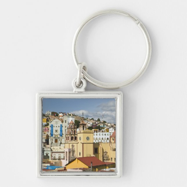 Mexico, Guanajuato State, Guanajuato. Basilica Keychain (Front)