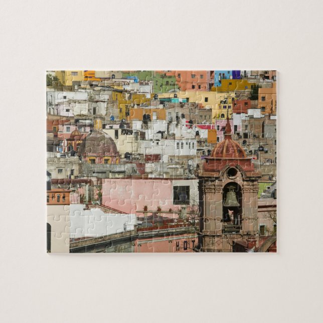 Mexico, Guanajuato State, Guanajuato. Templo de 2 Jigsaw Puzzle (Horizontal)