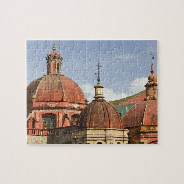Mexico, Guanajuato State, Guanajuato. Templo de Jigsaw Puzzle (Horizontal)