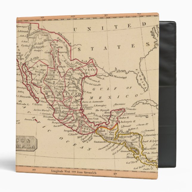 Mexico, Guatamala 3 Ring Binder (Front/Inside)