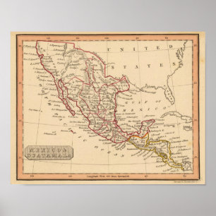 Mexico, Guatamala Poster