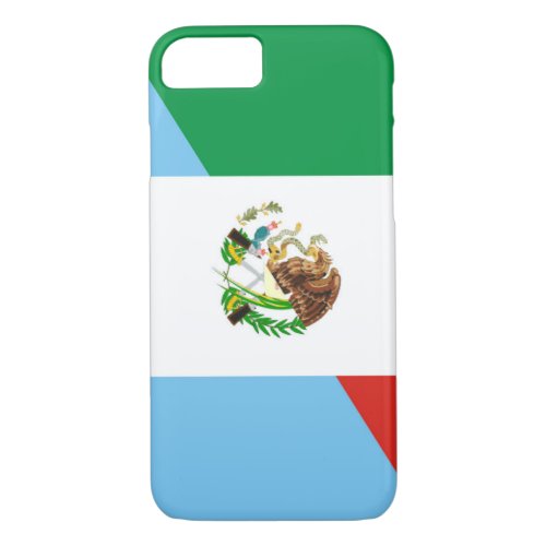 mexico guatemala half flag country symbol iPhone 87 case