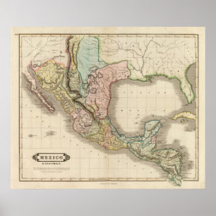 Mexico, Guatemala Poster