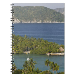 Mexico, Guerrero, Zihuatanejo. Playa Las Gatas- Notebook