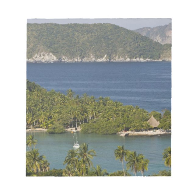 Mexico, Guerrero, Zihuatanejo. Playa Las Gatas- Notepad (Front)