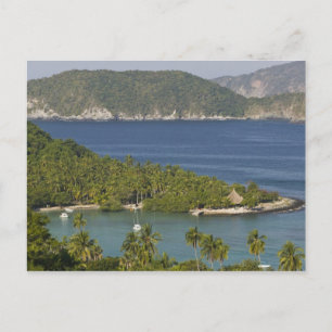 Mexico, Guerrero, Zihuatanejo. Playa Las Gatas- Postcard