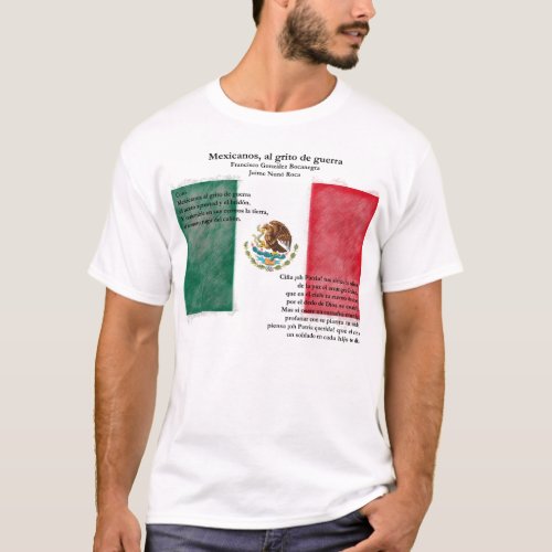 Mexico _ Himno Nacional Mexicano T_Shirt