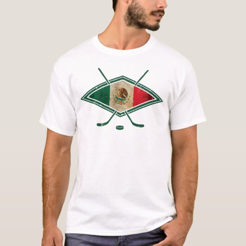 Mexico Ice Hockey Logo Tee