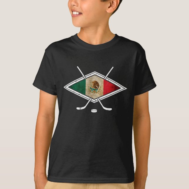Mexico Ice Hockey T-Shirt - Customize Name/Number (Front)