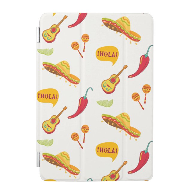 Mexico inspired Pattern iPad Mini Cover (Front)