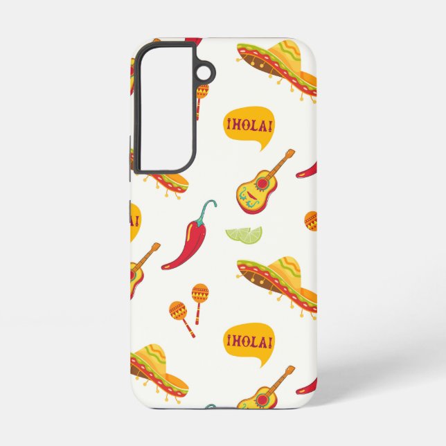 Mexico inspired Pattern Samsung Galaxy Case (Back)