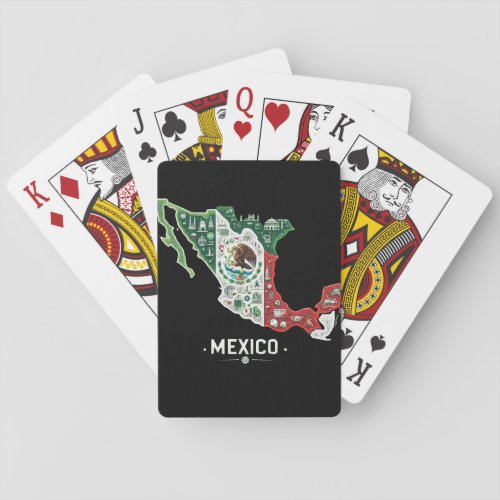 Mexico is a beautiful country playing cards