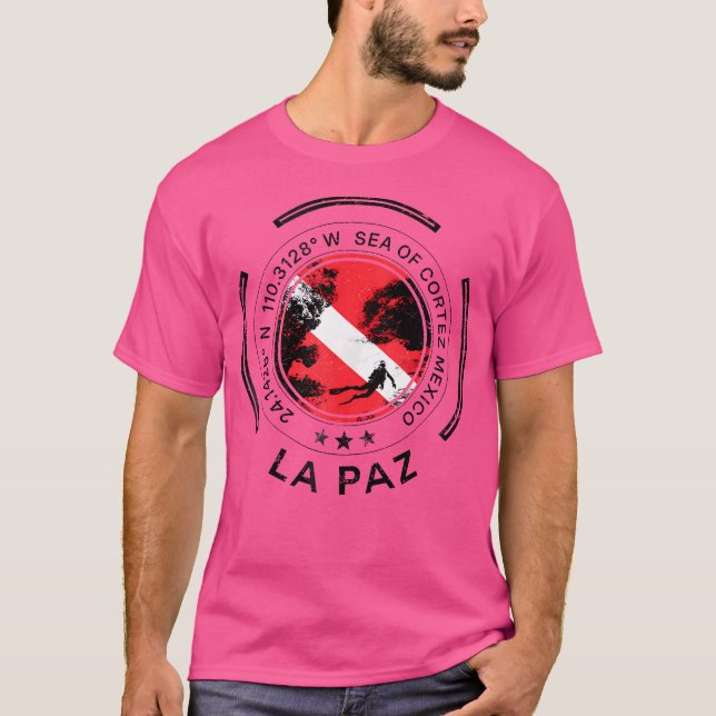 Mexico La Paz Diving T-Shirt (Front)