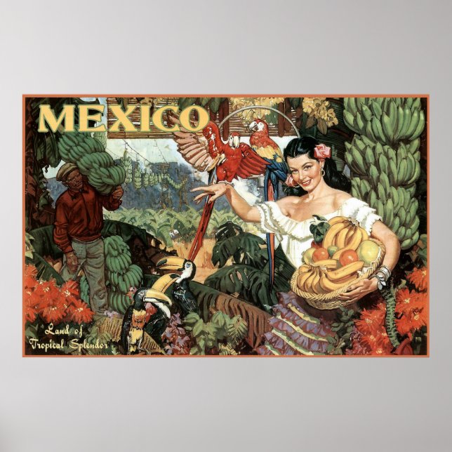 mexico land of tropical splendour poster (Front)