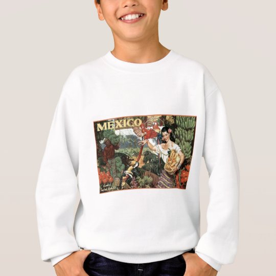 mexico land of tropical splendour sweatshirt