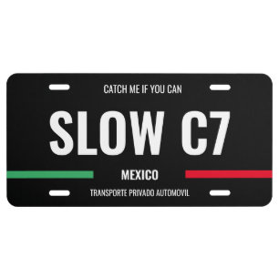 Mexico License Plate