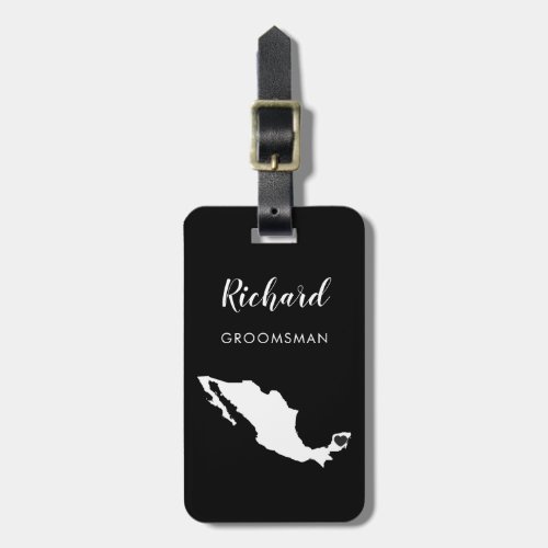 Mexico Map Luggage Tag Wedding Party Welcome Lugg Luggage Tag