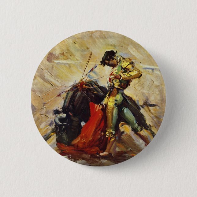 Mexico Matador Pinback Button (Front)