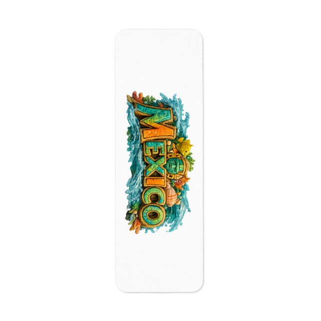 MEXICO MAYA SIGN LABEL (Front)