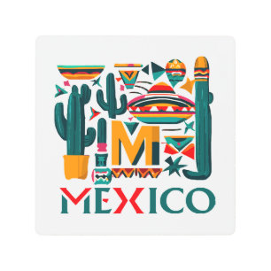 MEXICO METAL PRINT