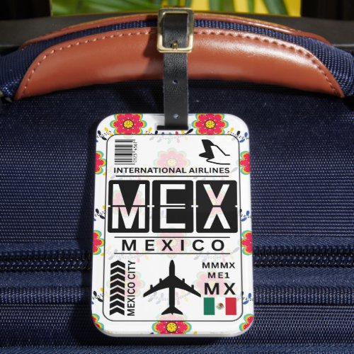 Mexico MEX Luggage Tag