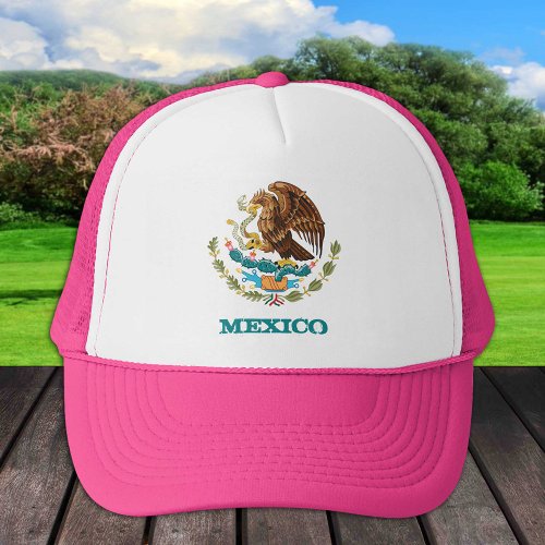Mexico  Mexican Eagle emblem flag fashion Trucker Hat