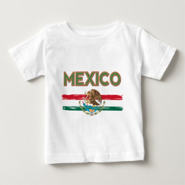 Mexico Mexican Flag Baby T-Shirt (Front)